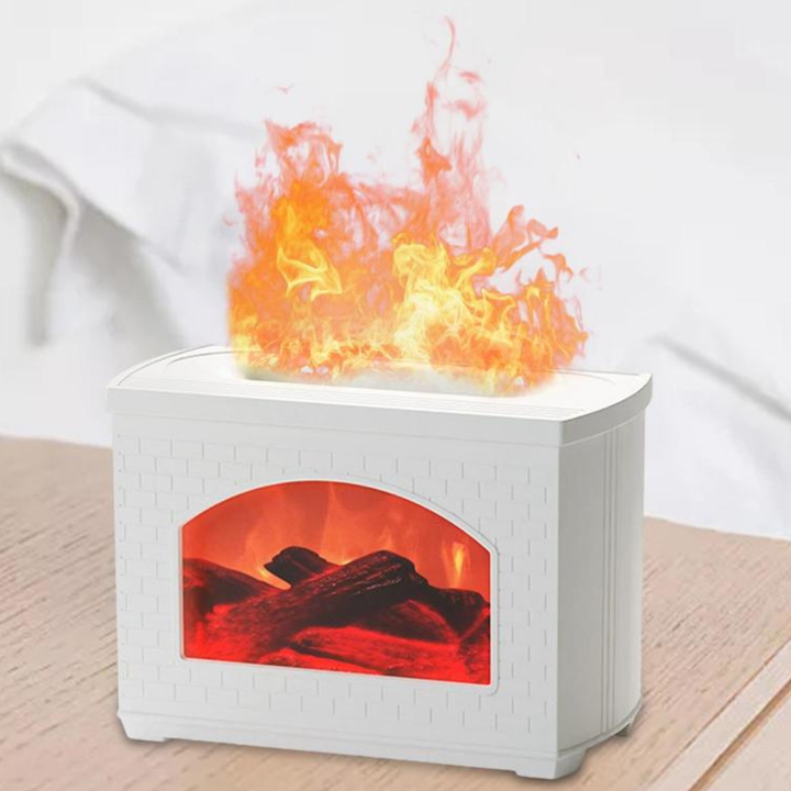 Diffusore Aromi Effetto Fiamma: Silenzioso, Zen e LED Realistico