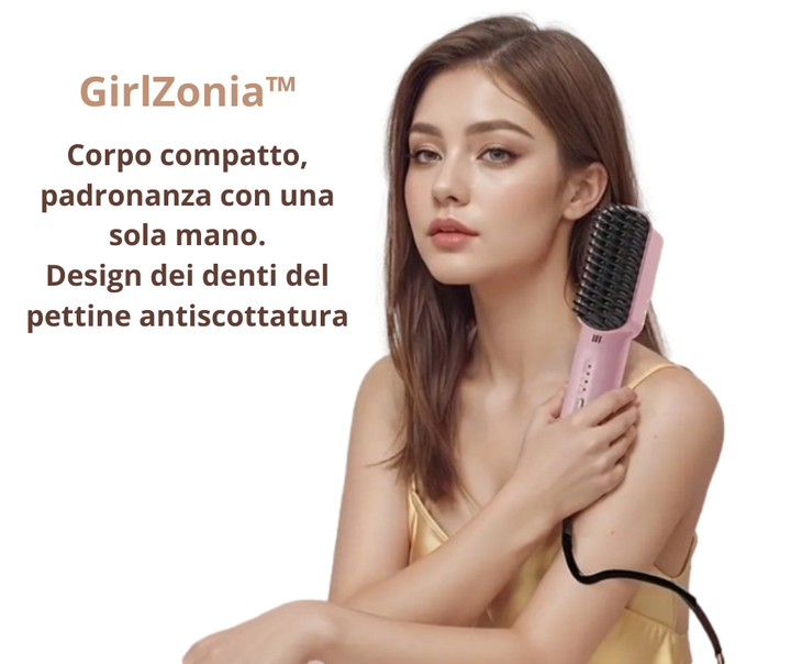 GirlZonia™ - Spazzola Lisciante